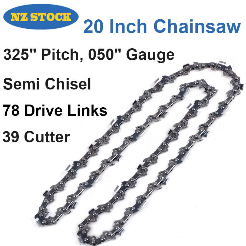 20 Inch Chainsaw Chain 78 Drive Links