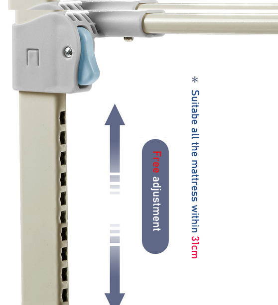 Thumbnail: Bed Guard Rail – Grey Bear, 1.07m for King Single Bottom Side (1 Panel Only)