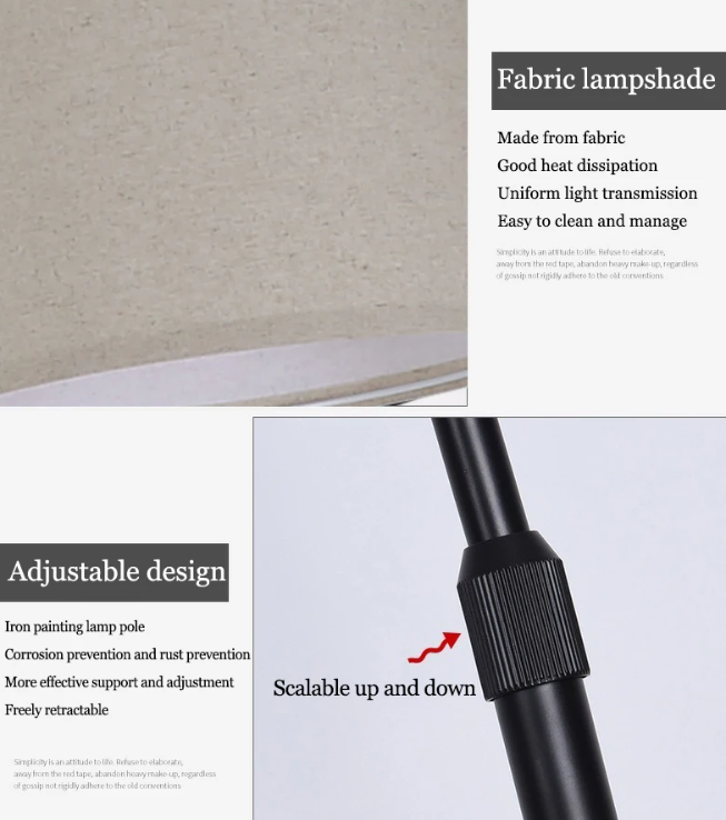 Thumbnail: Arc Floor Lamp, Dimmable Floor Lamp Morden Standing Lamp
