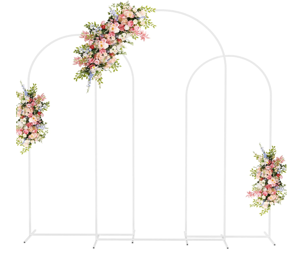 Wedding Arch Backdrop Stand 3pcs