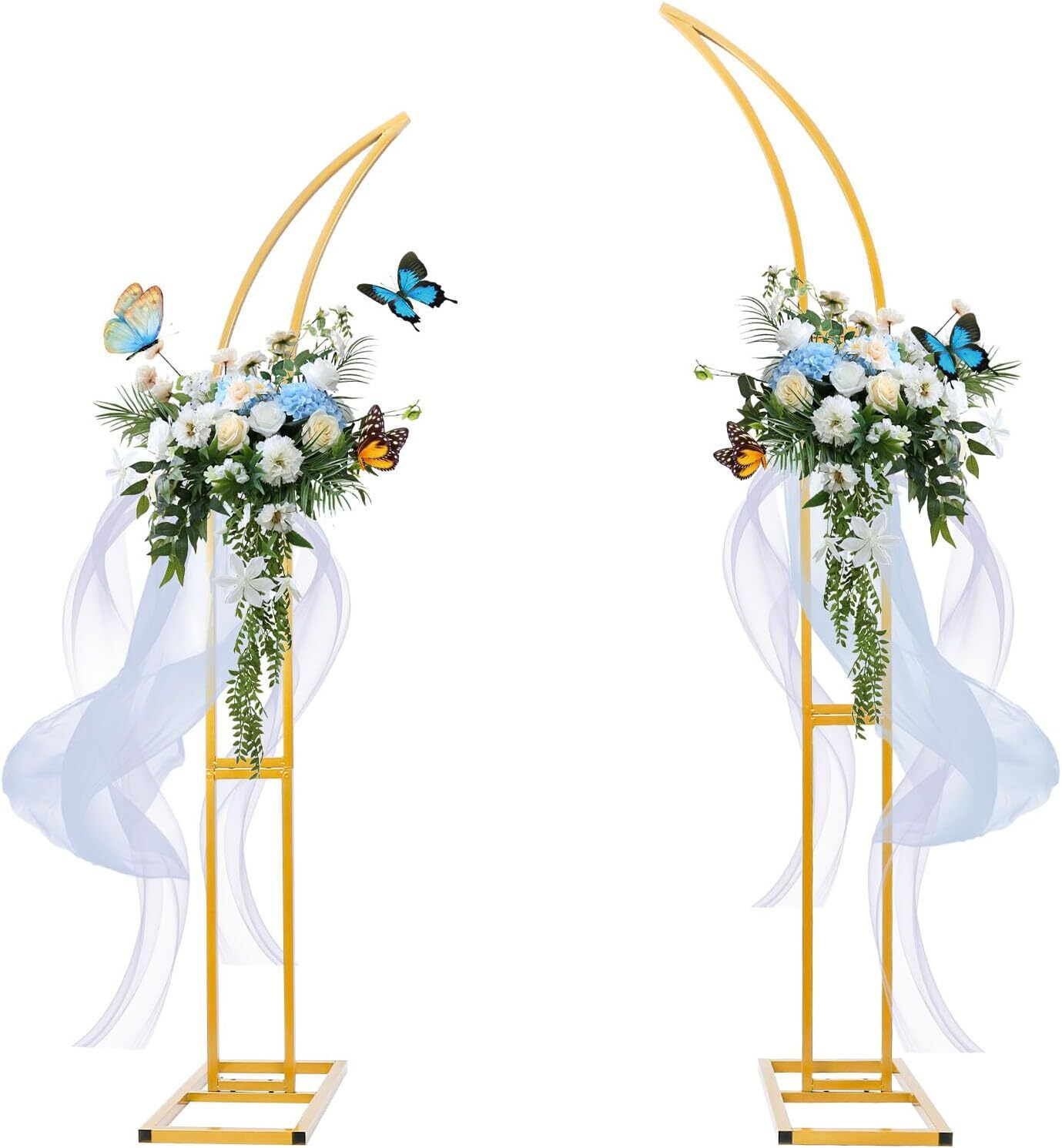 Metal Wedding Arch Backdrop Stand Set
