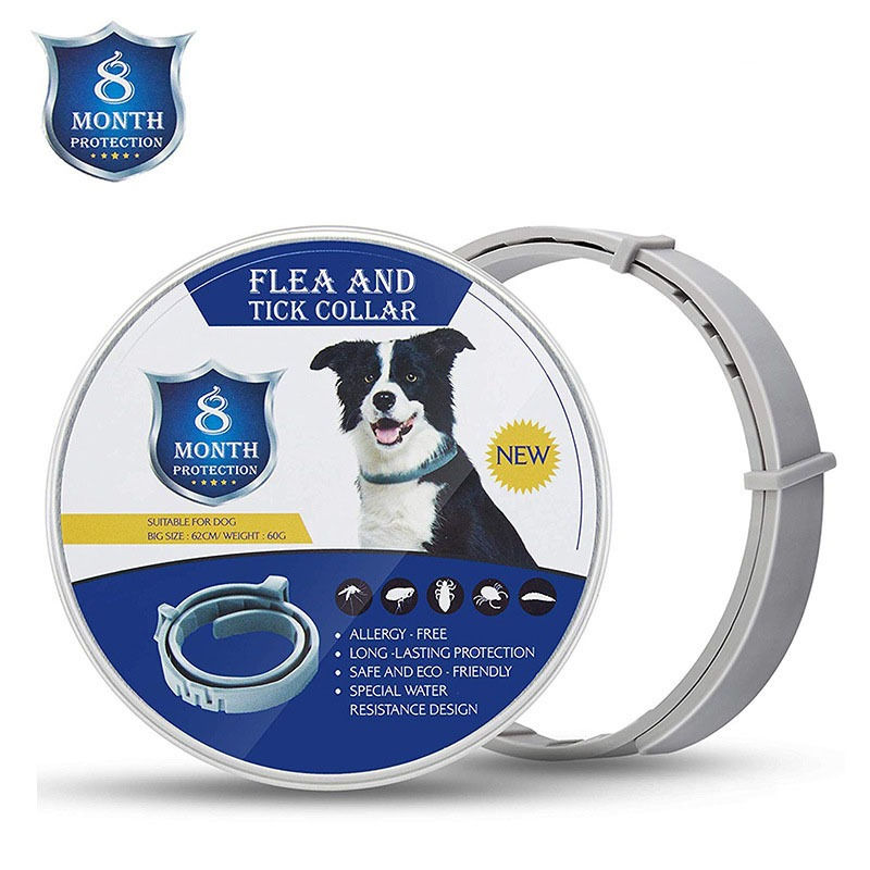 Thumbnail: 62cm Dog Flea Collar – Natural, Waterproof, 8-Month Protection