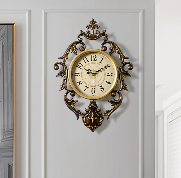 Thumbnail: Large Vintage Antique Style Wall Clocks for Living Room Decor