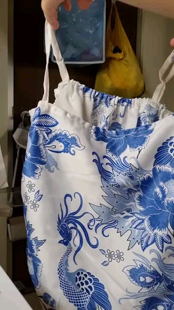 Thumbnail: Dahlia Blue-White - Bandana Kemben Batik-Inspired Sleeveless Stylish Tank Tops