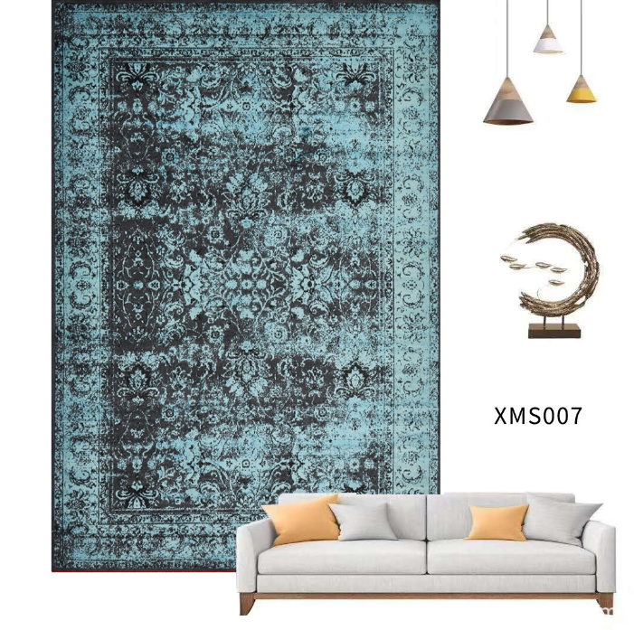 Area Rug 140x200cm, Traditional Vintage Room Carpet