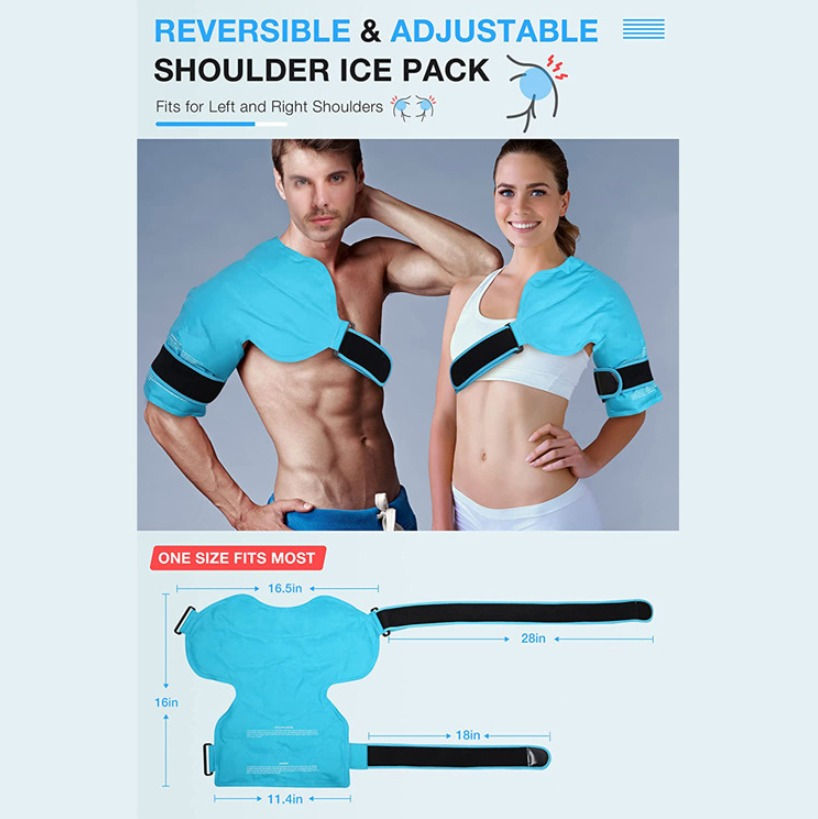 Thumbnail: Shoulder Ice Pack Wrap – Reusable Cold Therapy for Pain Relief
