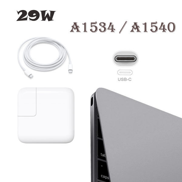 29W USB C CHARGER POWER ADAPTER + CABLE