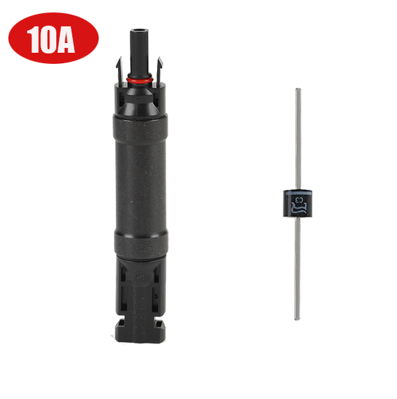 Solar Panel PV Cable Connector Built in 10A Diode