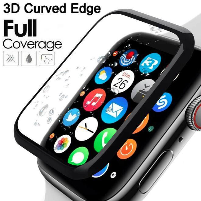 Apple Watch Series 5 40mm Tempered Glass Screen Protector 3D - Black