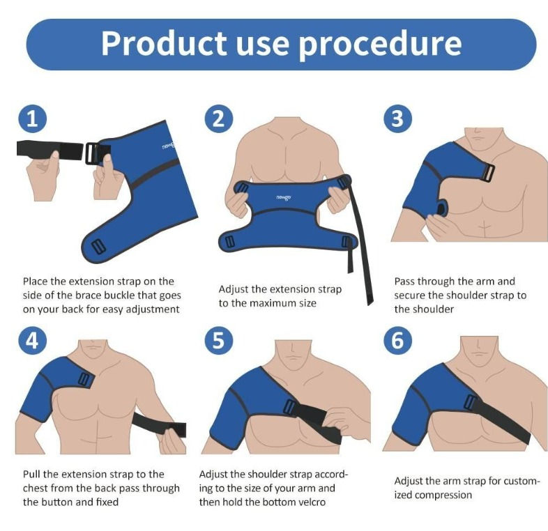 Thumbnail: Shoulder Ice Pack Wrap – Reusable Cold Therapy for Pain Relief