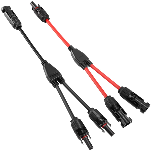 Solar Connectors Y Branch Parallel Adapter - 1 Pair