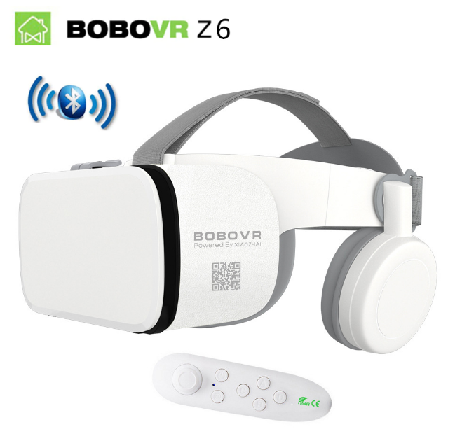 Bluetooth Helmet 3D VR Glasses Virtual Reality VR Headset
