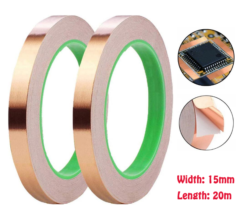 Copper Foil Tape with Conductive Adhesive 15mm