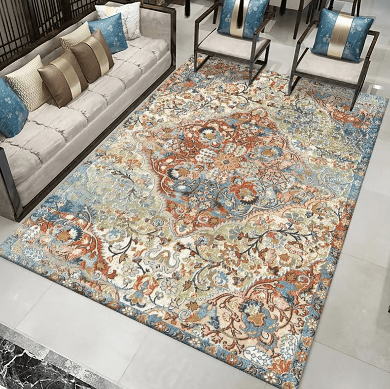 Boho Area Rug, 6"x9" Soft Large Area Rugs