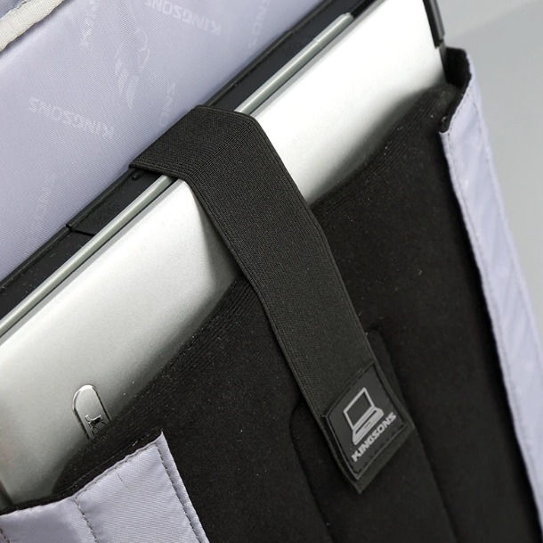 Thumbnail: Kingsons 15" Laptop Backpack – Multifunctional & USB Charging for Travel & Work