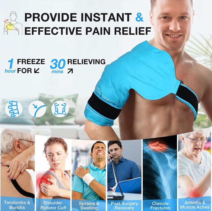 Thumbnail: Shoulder Ice Pack Wrap – Reusable Cold Therapy for Pain Relief