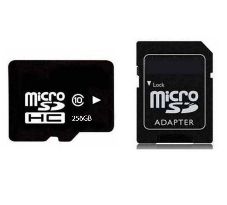 256GB Micro SD Card Class 10, 256GB Micro SD Card with Adapter