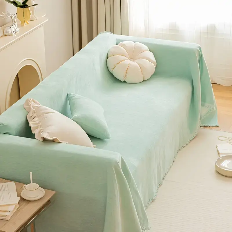 Thumbnail: GREEN - 3 Seater Sofa Throw Covers (Pre-Orders Only)