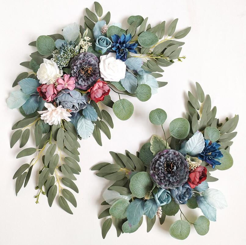 Artificial Flower Swag Wedding Arch Decor Rose Flower Swag