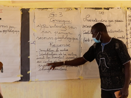 Lutte contre les VBGs en milieu scolaire, AMSS en partenariat avec le HCR forme les enseignants.