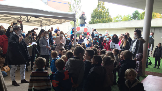 Inauguration de l'école de Millery le 10 octobre 2020