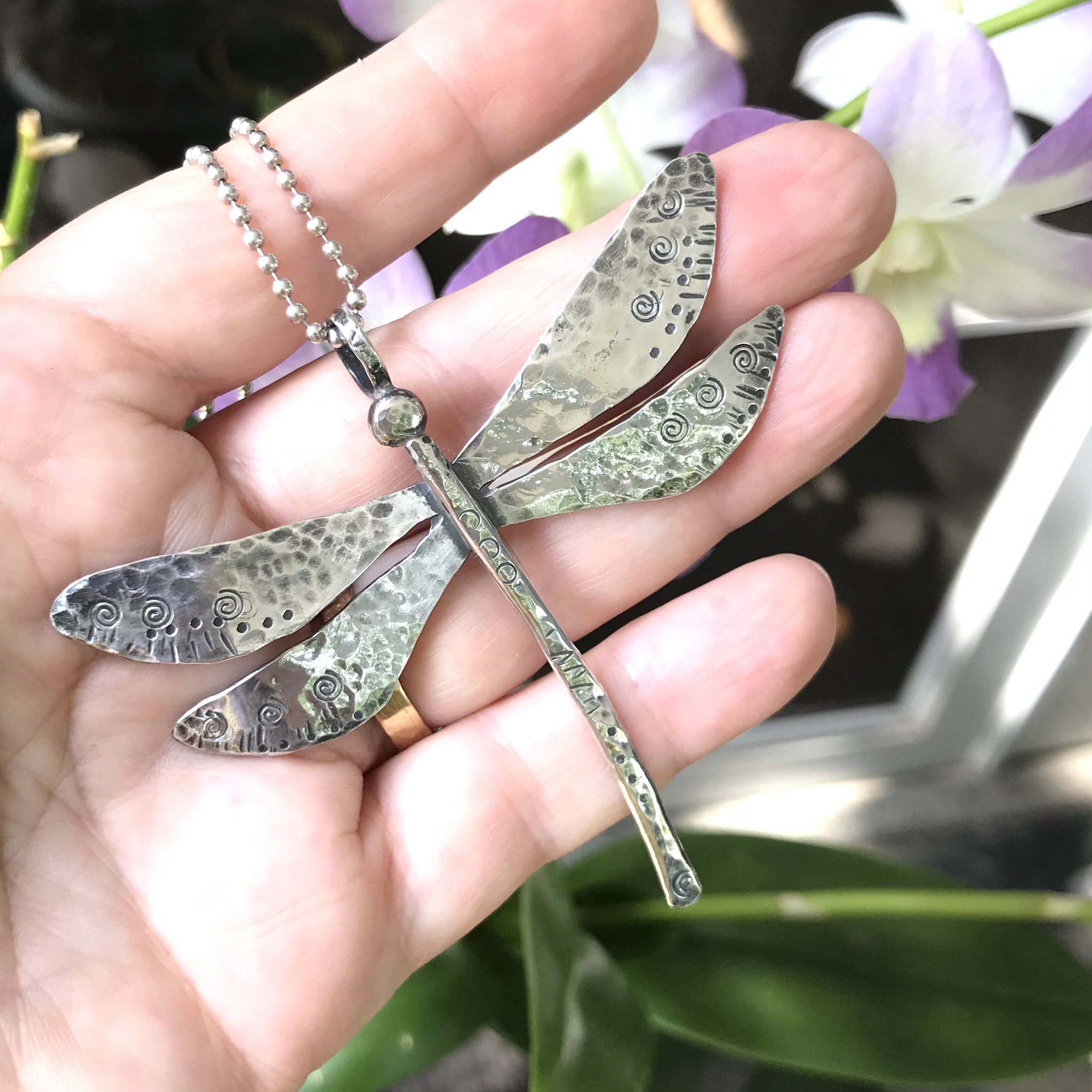 Signature Tribal Dragonfly Pendant