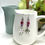 Thumbnail: Pink Jasper and Fluorite Silver Flower Charm Dangling Earrings