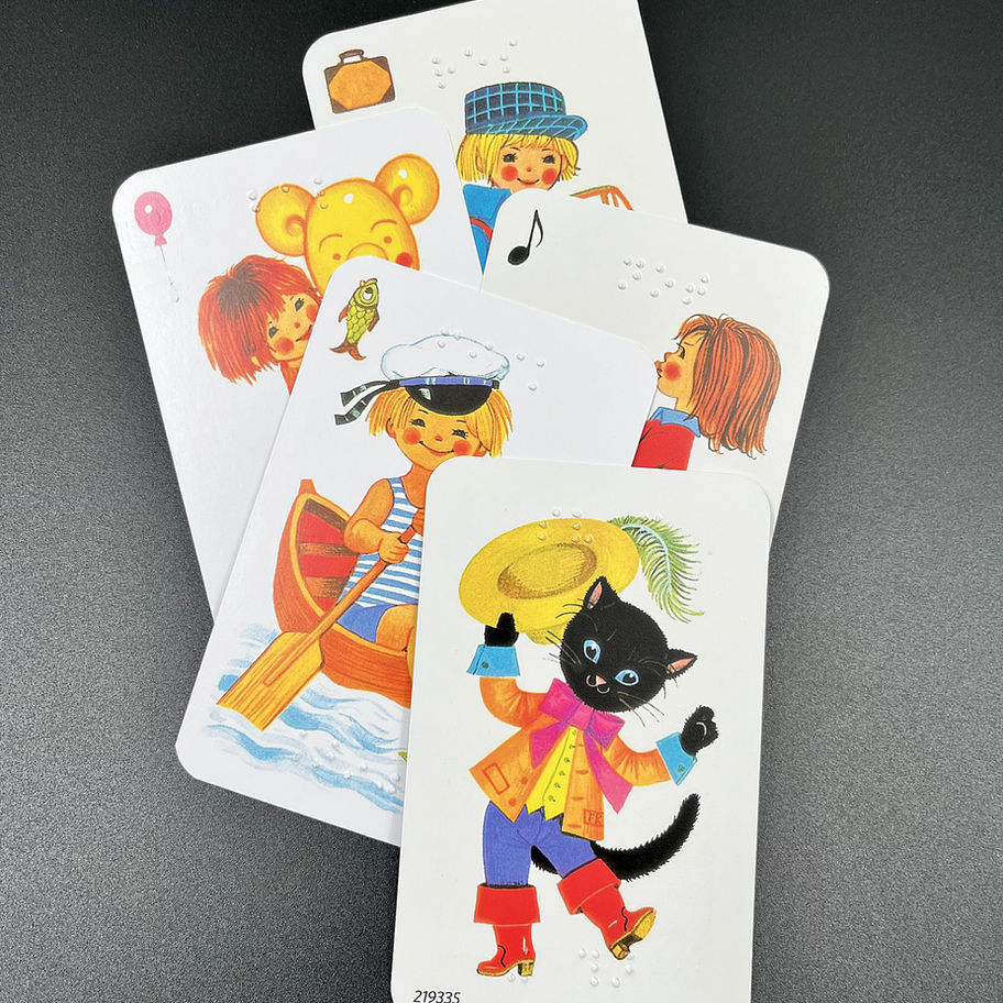 Svarte Petter, spelkort punktmärkta