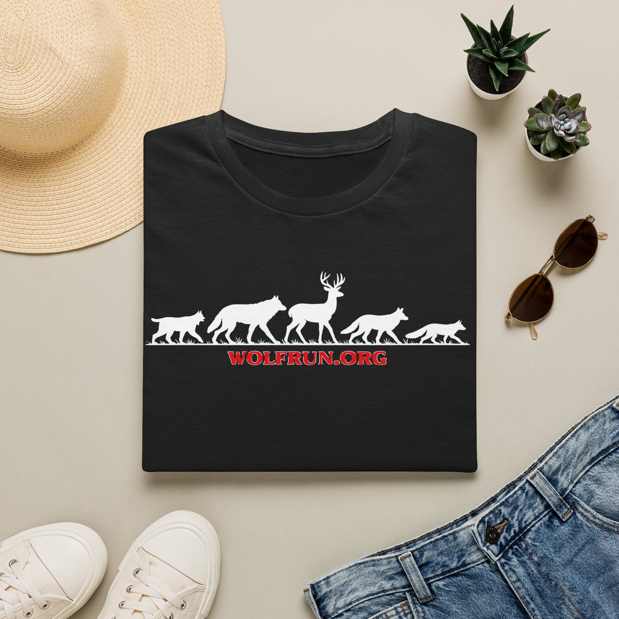 Wolfrun.org Mountain Silhouette T-Shirt
