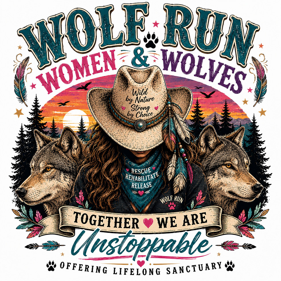 Miniatura: Wolf Run T-Shirt — Women & Wolves Unstoppable Graphic Tee