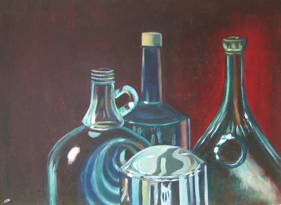 Bottles in Red