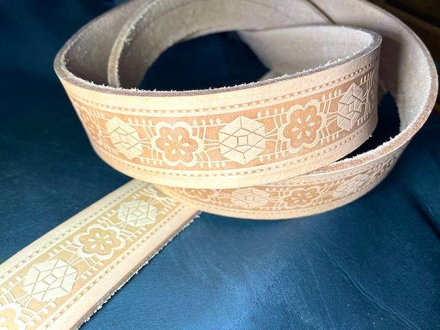 Thumbnail: Embossed Belt Blanks 38mm