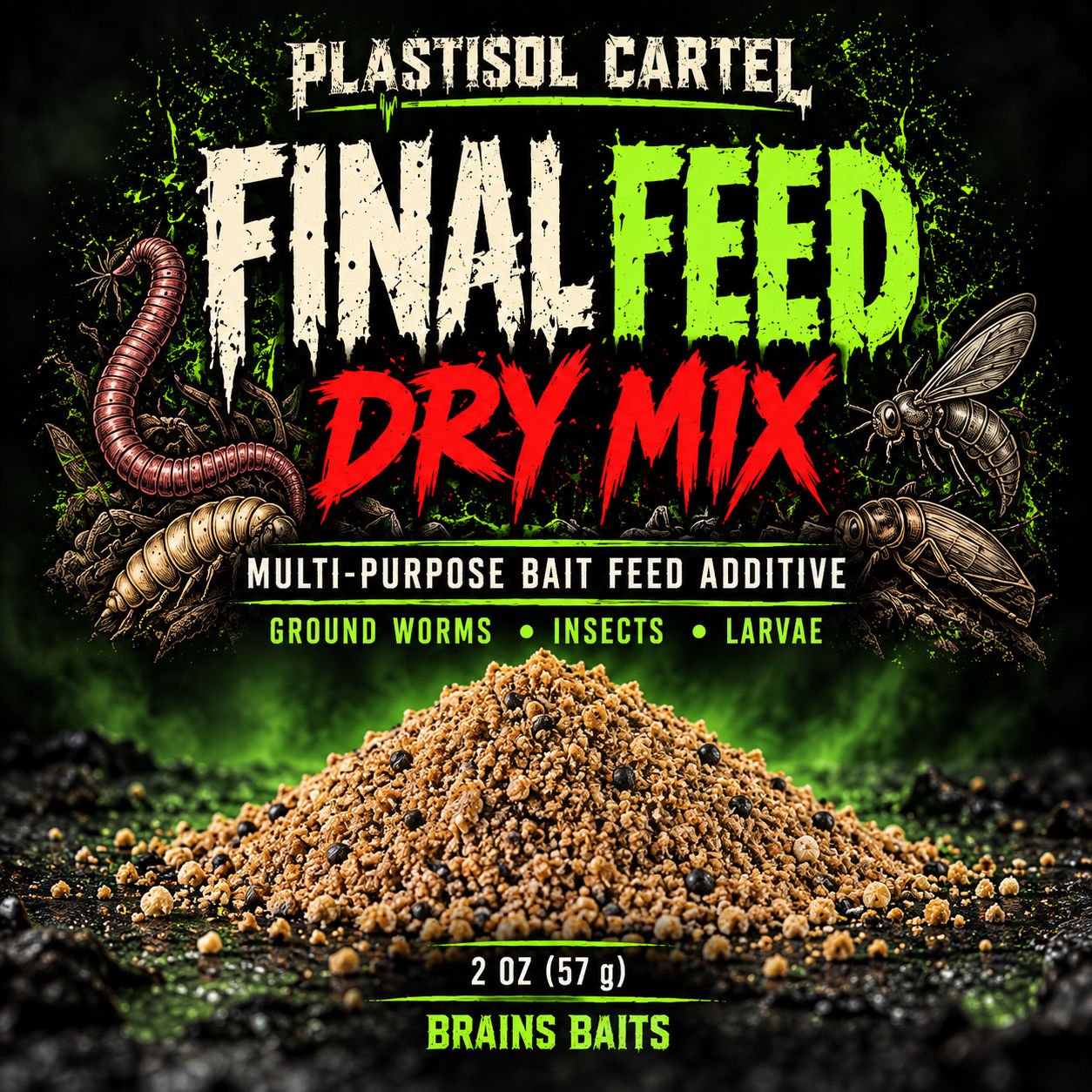 Final Feed Dry Mix — Bait Feed Additive (8 oz)