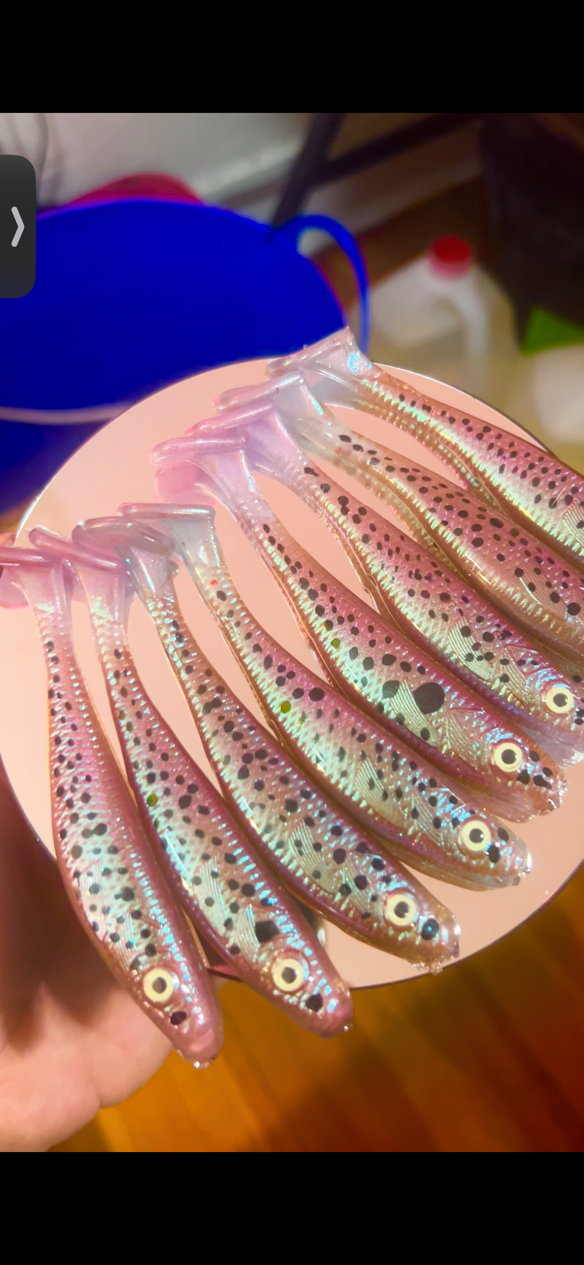 4” Paddletail swimbait *Chameleon color changing