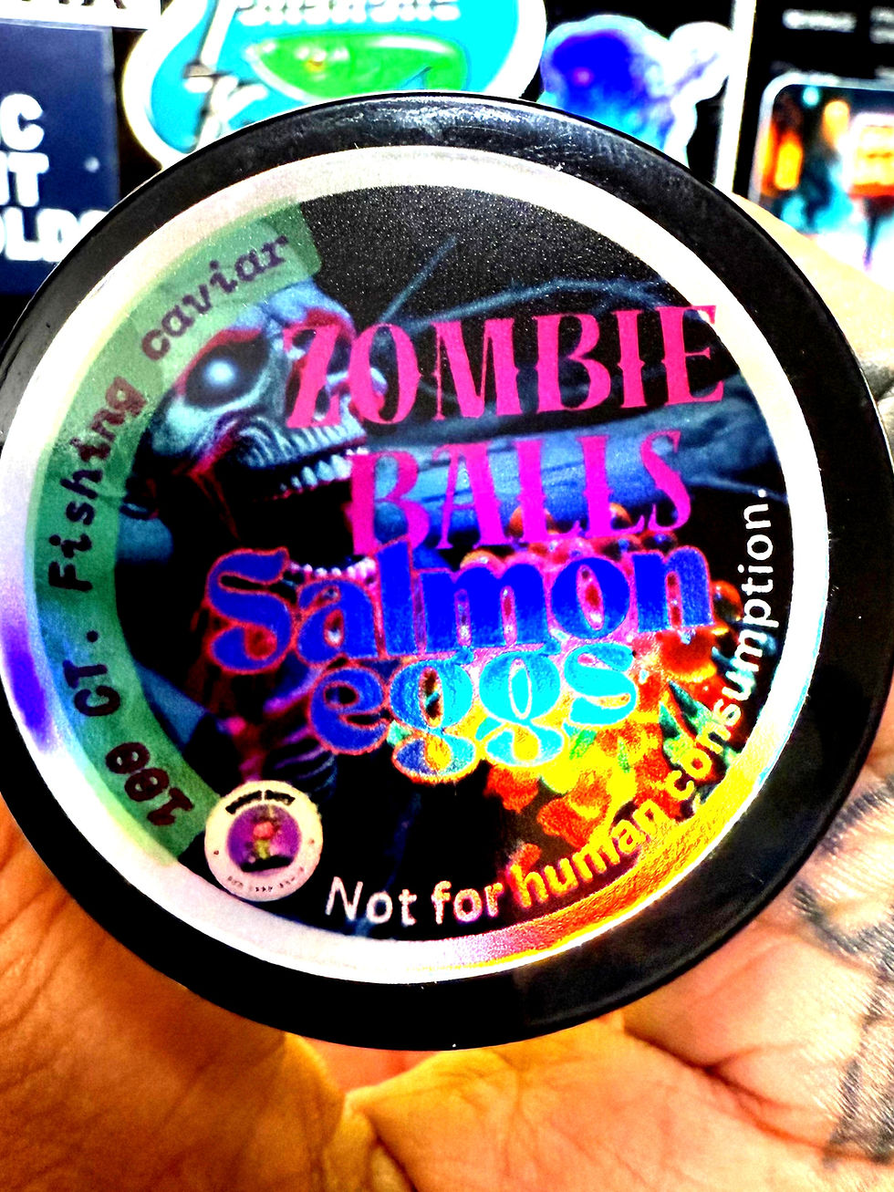 Thumbnail: Brains Baits Zombie Balls Salmon Eggs – Lifelike Fishing Bait for Trout, Steelhe