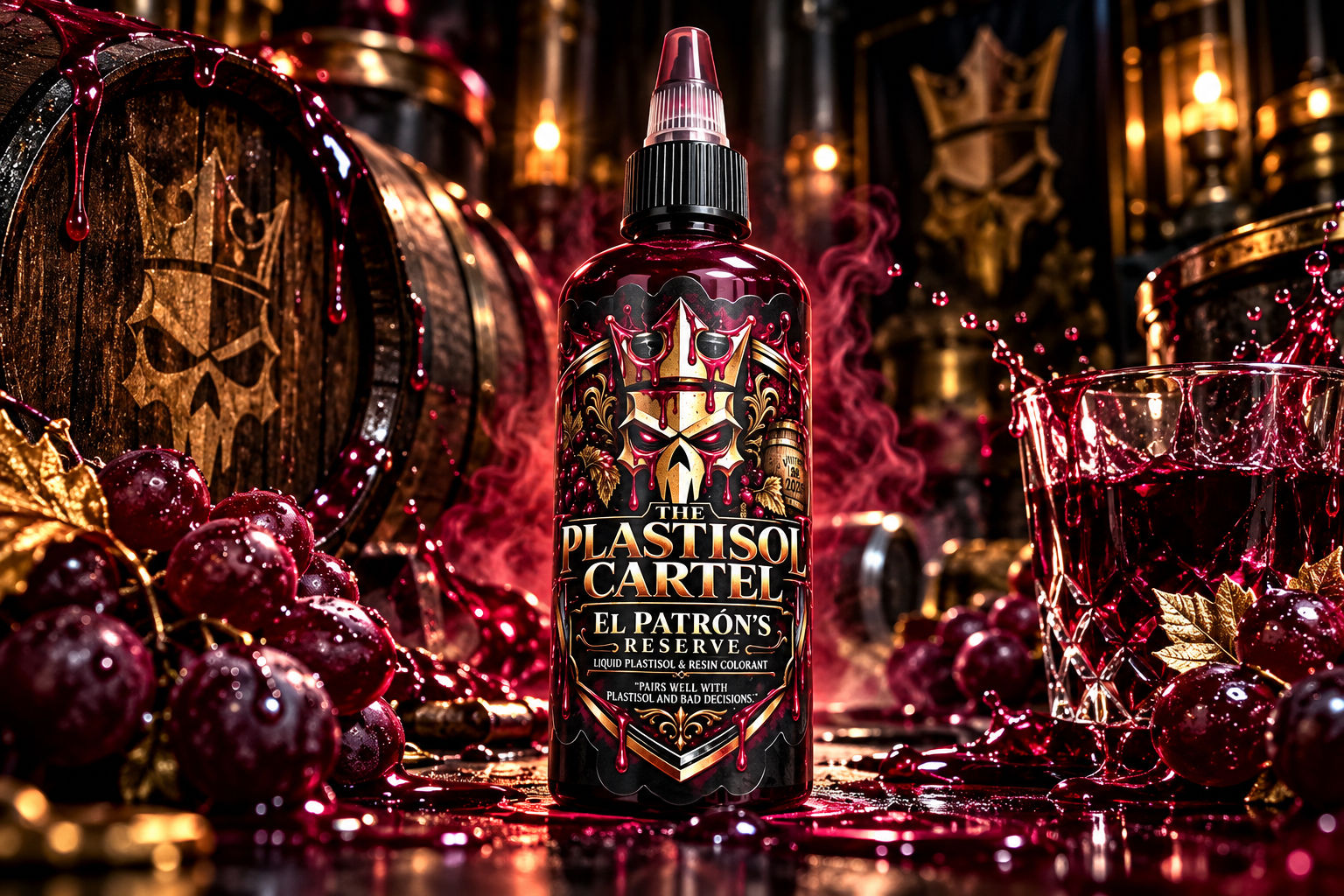 El Patrón’s Reserve — Transparent Plastisol Colorant (2 oz)