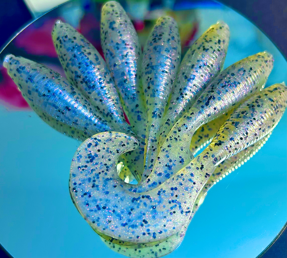 Thumbnail: 5” Fat Grub *Zombie Milk pearlescent color changing 