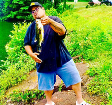 Beautiful bass caught in Connecticut by Brain