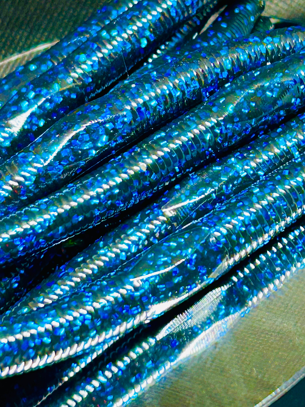 4” WRMZ *Black with blue flake