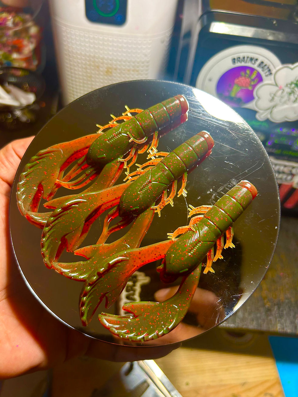 Thumbnail: 4” Killer Craw *MOTOR OIL