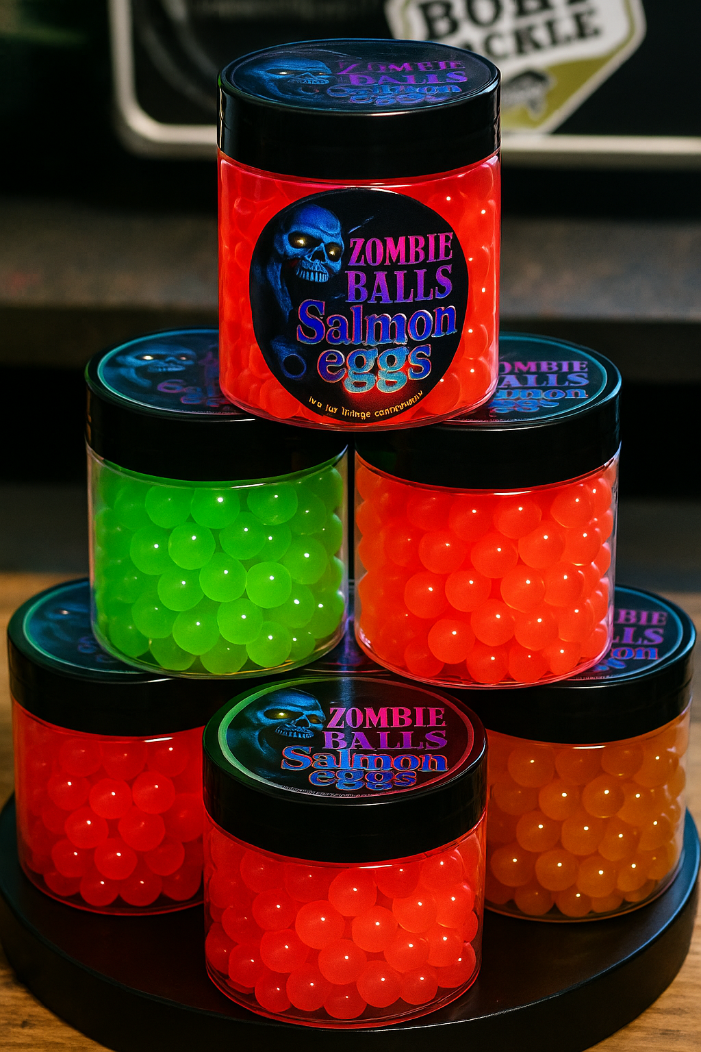 Brains Baits Zombie Balls Salmon Eggs – Lifelike Fishing Bait for Trout, Steelhe