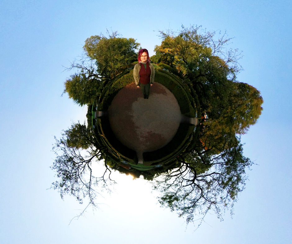 Horticulturist at Sunrise - Morton Arboretum