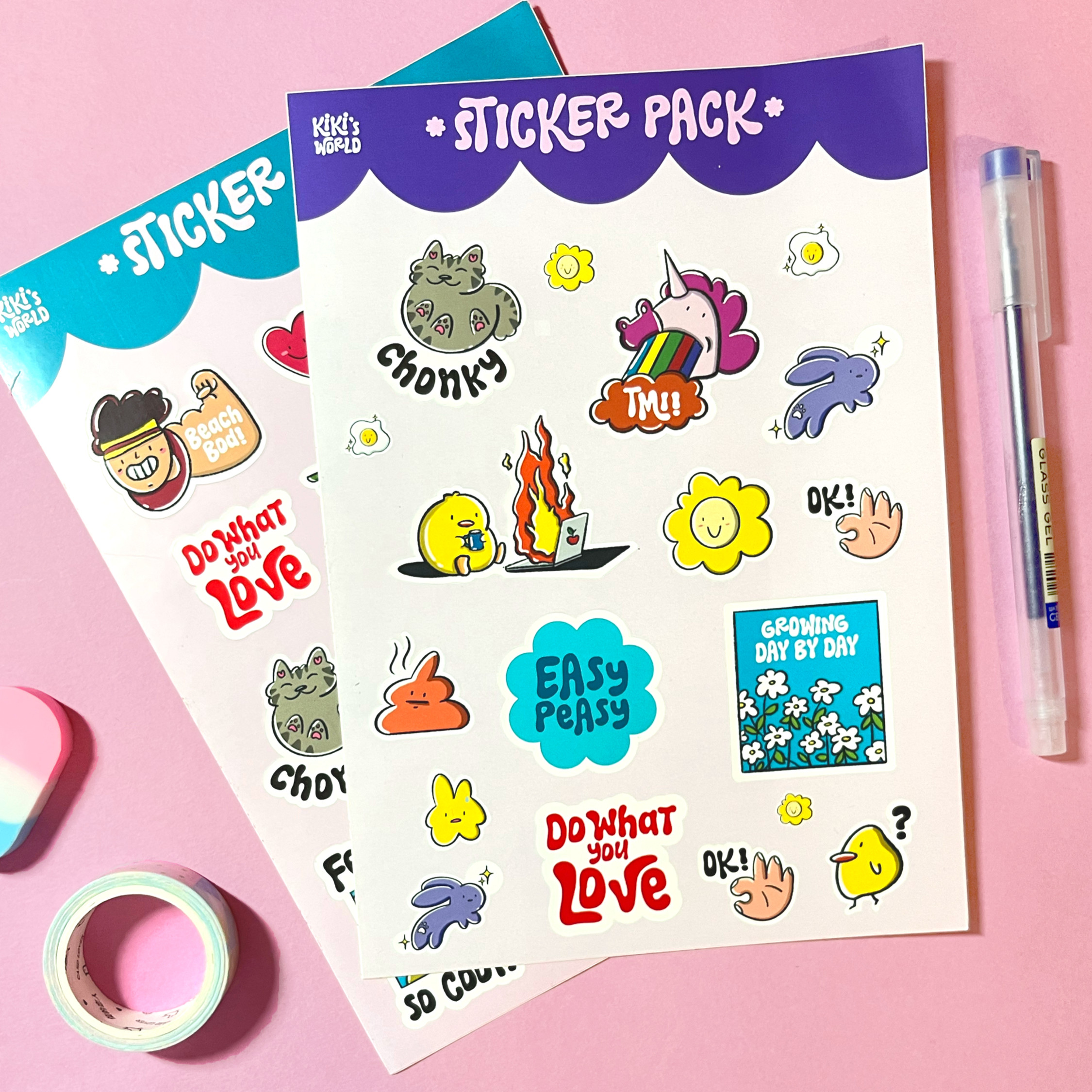 Sticker Sheets, A5