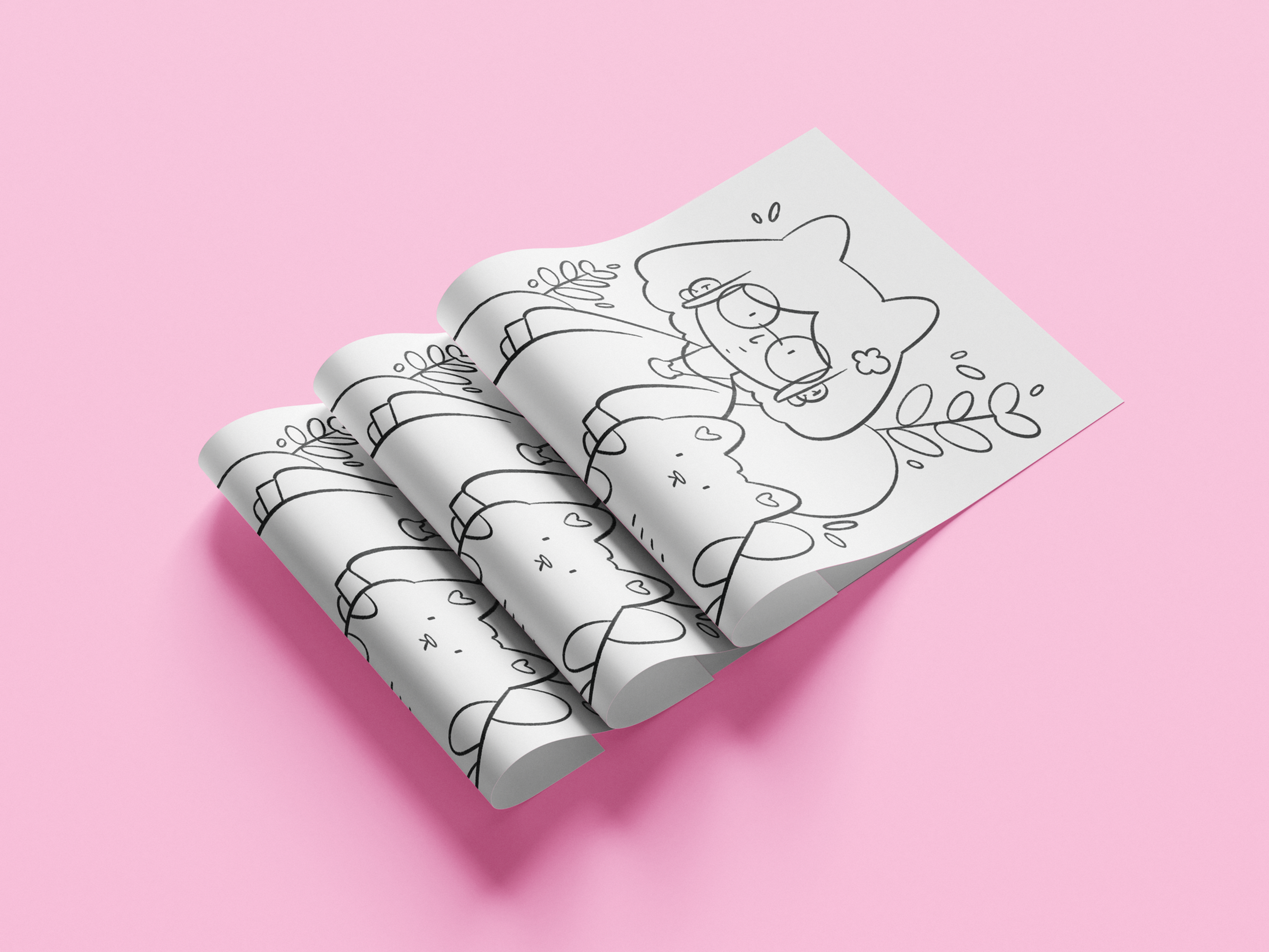 Coloring Sheets Bundle, A4