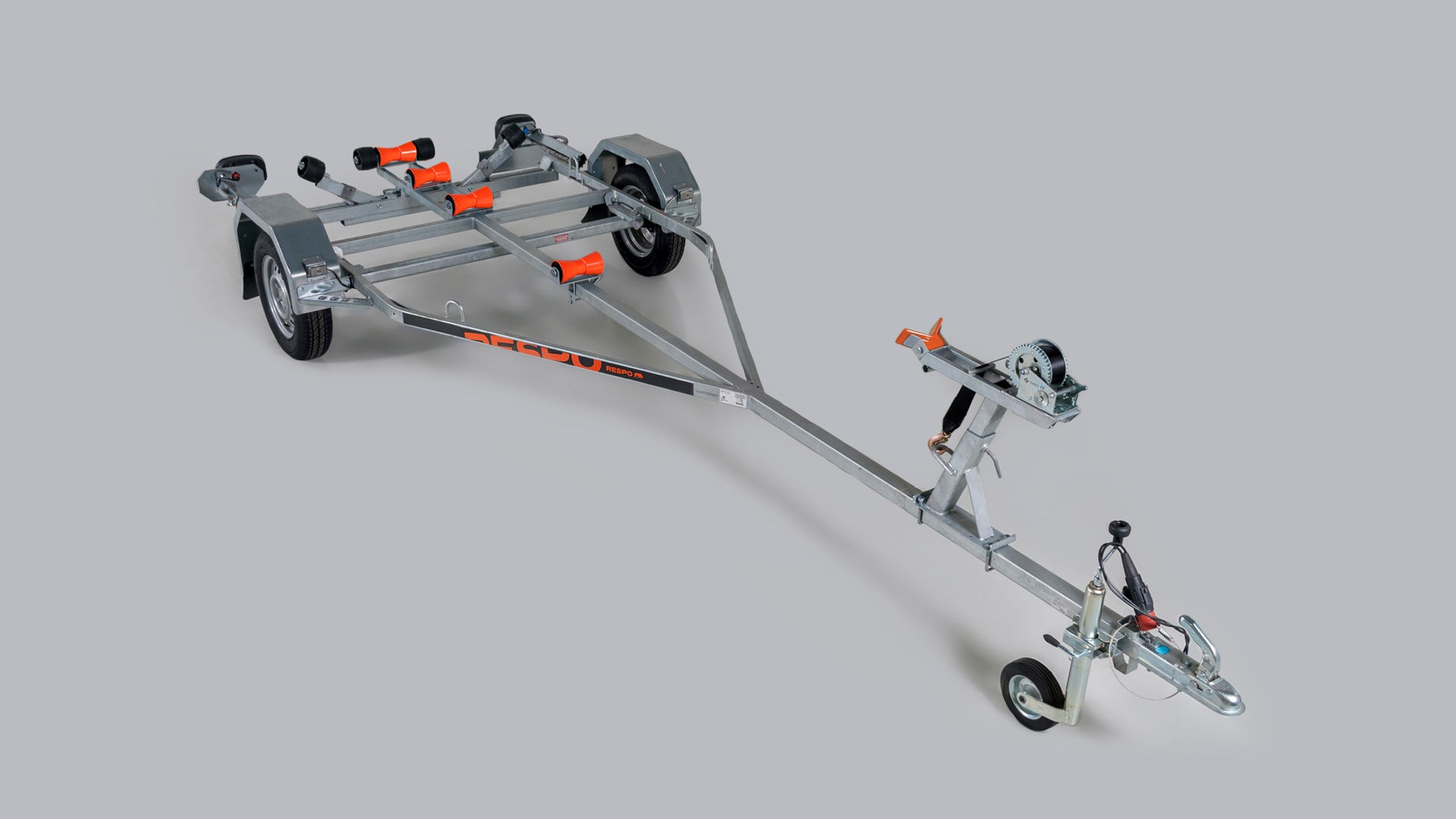 Båttrailer för 550 kg båt, hyra