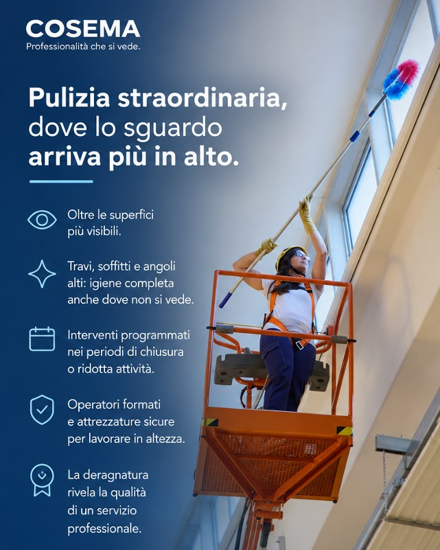 Anche i dettagli più in alto raccontano la qualità di un ambiente