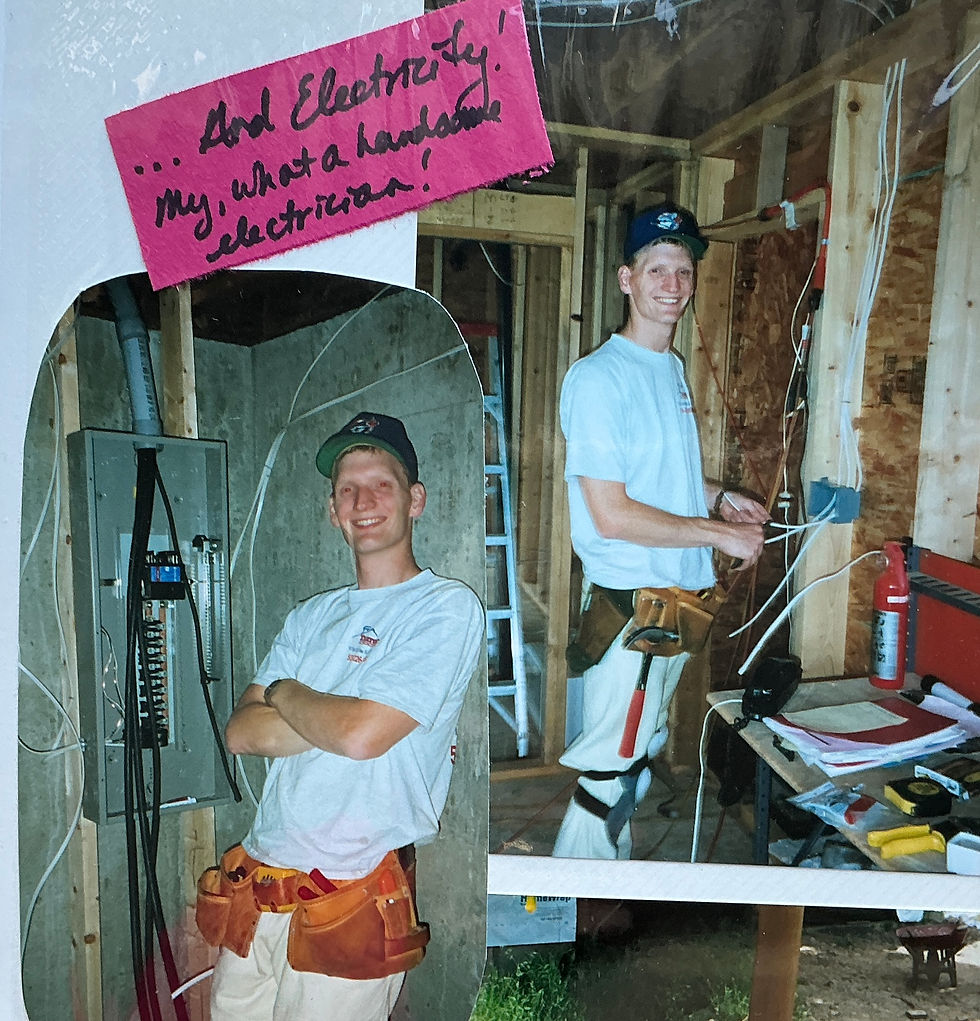 4-Plumbing and Electrical: by us!