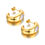 Thumbnail: Stainless Steel CZ Earring