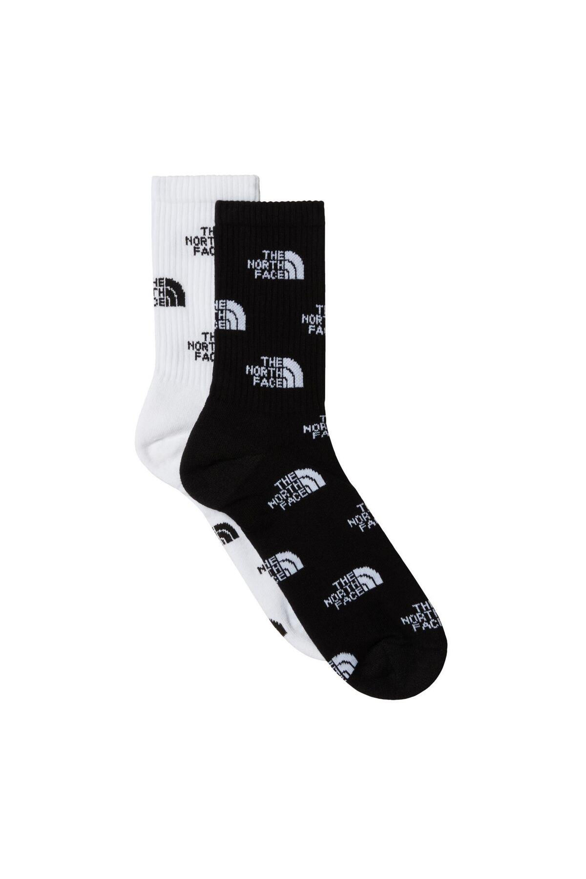 THE NORTH FACE EVERYDAY CRE Kadın LOGO ÇORAP- 2P NF0A8BRBKY41 Siyah-XS