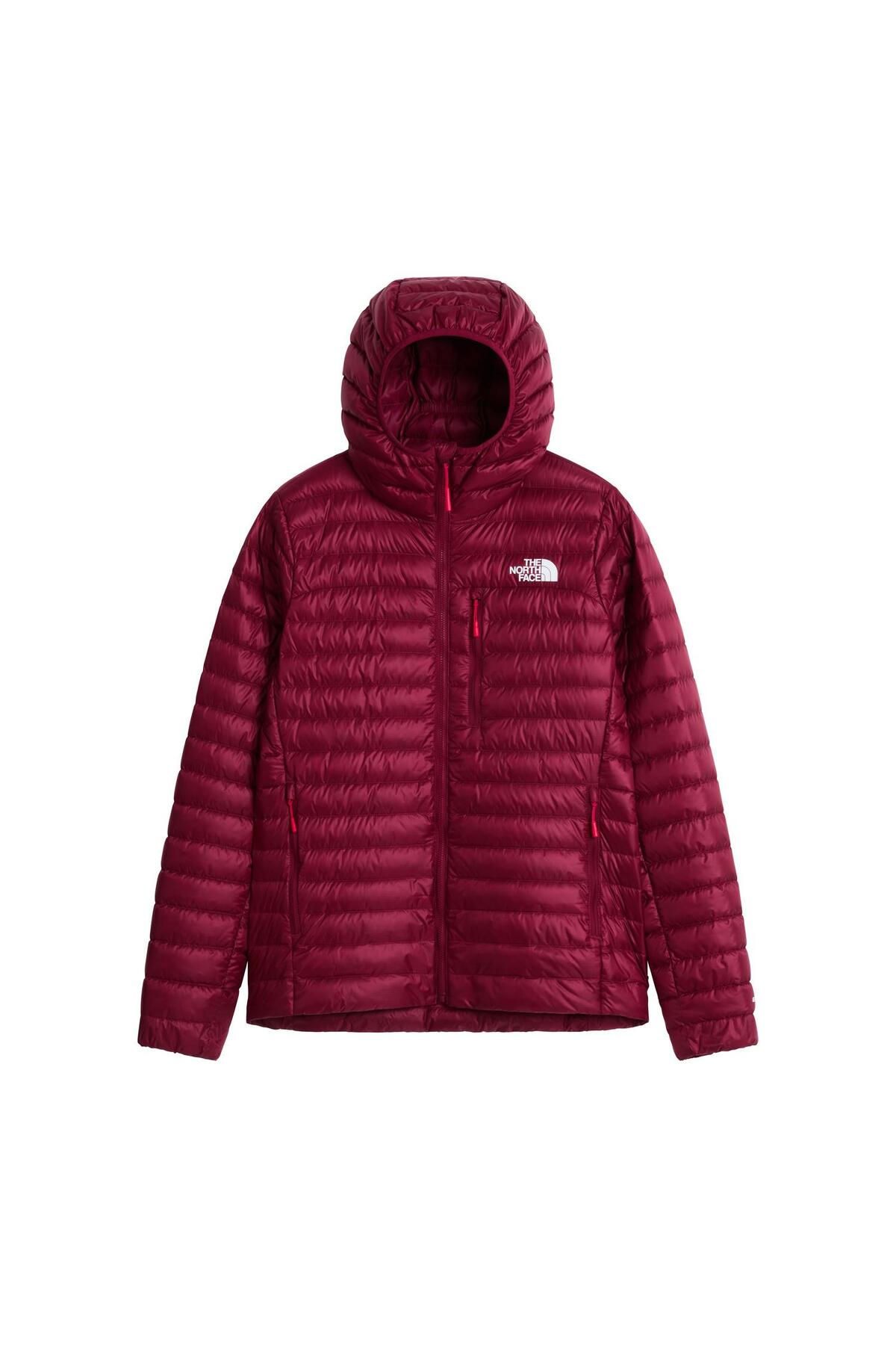 W BETTAFORCA LT DOWN HOODIE Kadın Ceket NF0A8G7VRGW1 Bordo-S